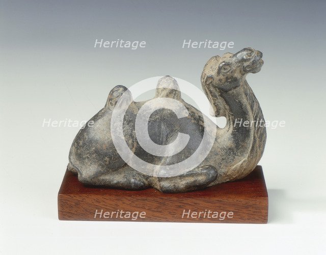 Lead Bactrian camel, Sui-early Tang dynasty, China, late 6th-7th century. Artist: Unknown