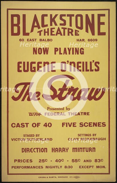 The Straw, Chicago, 1937. Creator: Unknown.