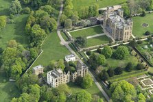 Hardwick Old Hall and Hardwick Hall, Derbyshire, 2025. Creator: Robyn Andrews.