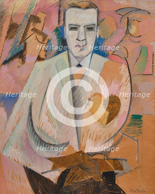 Study for: The Man with a Heart of Gold. Portrait of Werner Reinhart. Creator: Bailly, Alice (1872-1938).