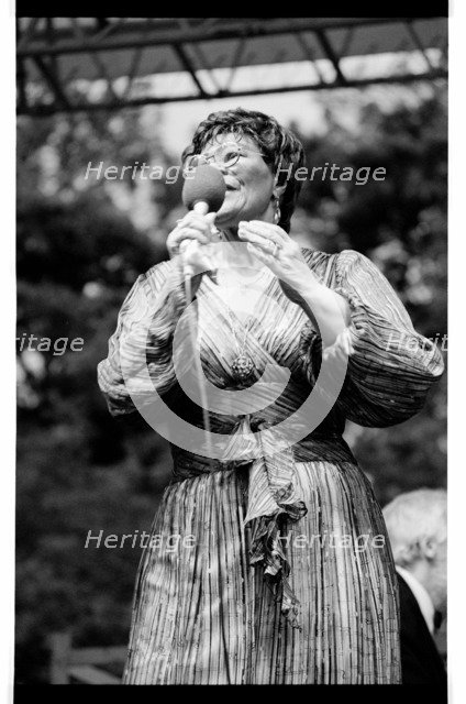 Ella Fitzgerald, Capital Jazz Festival, Knebworth, 1981.   Artist: Brian O'Connor.