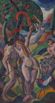 (Adam and Eve), before 1932. Creator: Carl Newman.