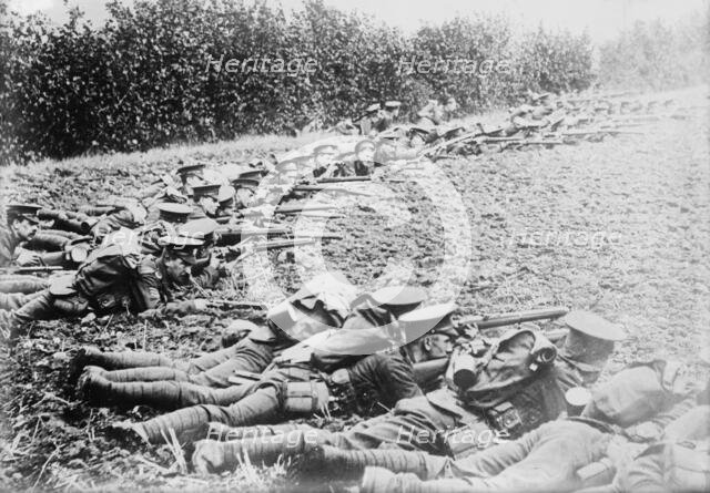 English Infantry, between c1914 and c1915. Creator: Bain News Service.