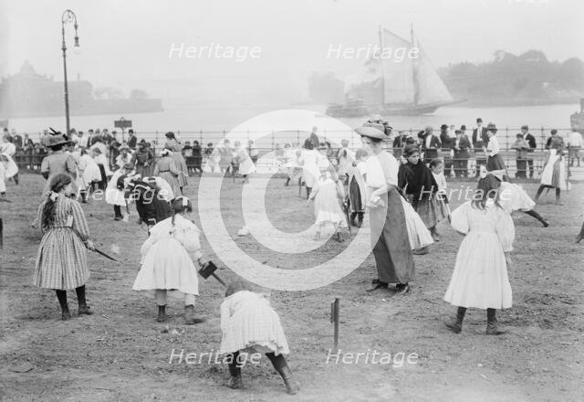 Farm for school children, N.Y.C., between c1910 and c1915. Creator: Bain News Service.