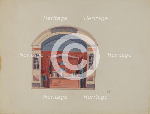 Toy Grocery Store, c. 1936. Creator: Raoul Du Bois.