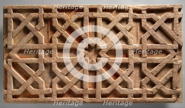 Fragment of a Frieze, Iran, 11th century. Creator: Unknown.