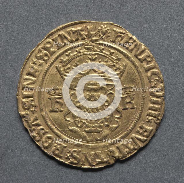 Crown of the Double Rose (obverse), 1526-1544. Creator: Unknown.
