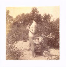 Standing Piper (Study for "Arcadia"), c. 1883. Creator: Thomas Eakins.