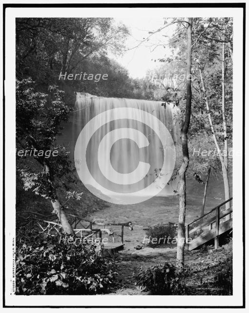 Minnehaha Falls, Minneapolis, Minn., c1908. Creator: Unknown.