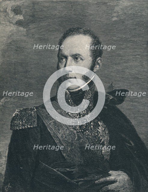 'Armand-Augustin-Louis De Caulaincourt - Duke of Vicenza', c1800, (1896). Artist: Gustave Kruell.