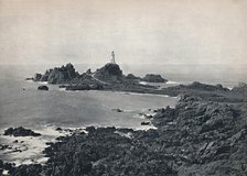 Jersey - La Corbiere Rock and Lighthouse', 1895. Artist: Unknown.