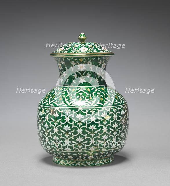 Lota: Covered Jar on Narrow Foot, c. 1700. Creator: Unknown.