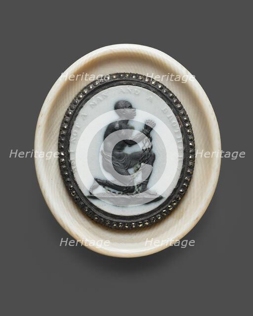 Anti-Slavery Medallion, Burslem, 1787. Creator: Wedgwood.