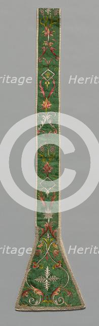 Embroidered Stola, 1700s. Creator: Unknown.