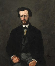 Antony Valabrègue, 1866. Creator: Paul Cezanne.