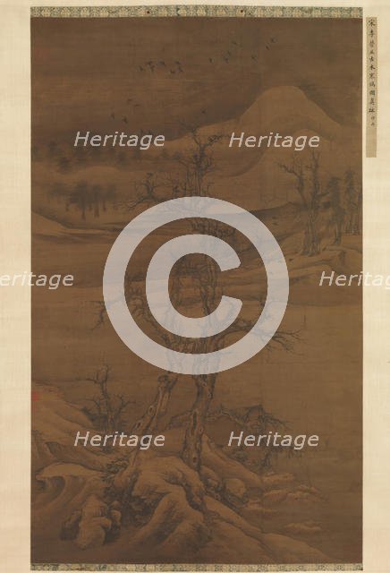 Crows in Old Trees, early 14th century. Creator: Luo Zhichuan.