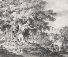 View in Behar, in an Anglo-Indian Album associated with Sir Charles D'Oyly, ca. 1828. Creator: Sir Charles D'Oyly.