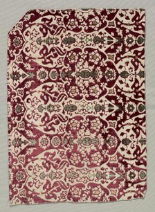 Velvet Textile, second half of the 15th century. Creator: Unknown.