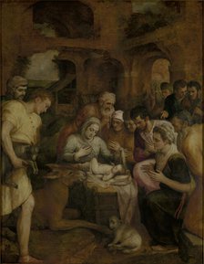 The Adoration of the Shepherds, 1568. Creator: Frans Floris.