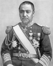 Heihachiro Togo, Japanese naval commander, Russo-Japanese War, 1904-5. Artist: Unknown