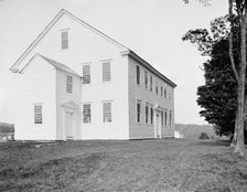 Oldest church in Vermont, Rockingham, Vt., 1787, between 1900 and 1910. Creator: Unknown.