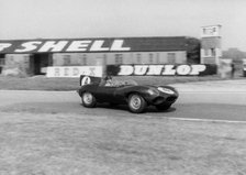 1956 Jaguar D type driven by Masten Gregory/Innes Ireland at Goodwood Tourist Trophy 1958. Creator: Unknown.