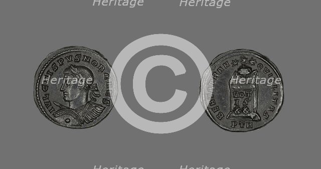Coin Portraying Emperor Crispus, 321. Creator: Unknown.