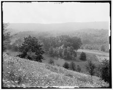 The Homestead from Sunset Hill, Hot Springs, Va., c1913. Creator: Unknown.