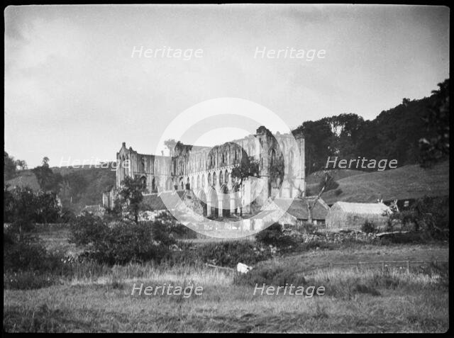 Rievaulx Abbey, Rievaulx, Ryedale, North Yorkshire, 1924-1929. Creator: Marjory L Wight.