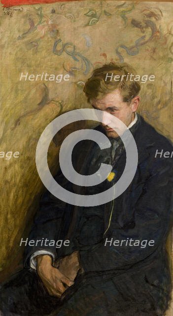 Melancholic, 1898. Creator: Wojciech Weiss.