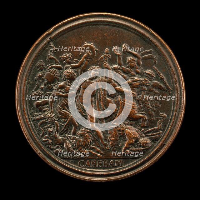 Bacchanal [reverse], 1684. Creator: Massimiliano Soldani.