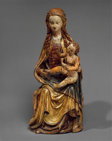 Enthroned Virgin and Child, German, ca. 1430. Creator: Unknown.