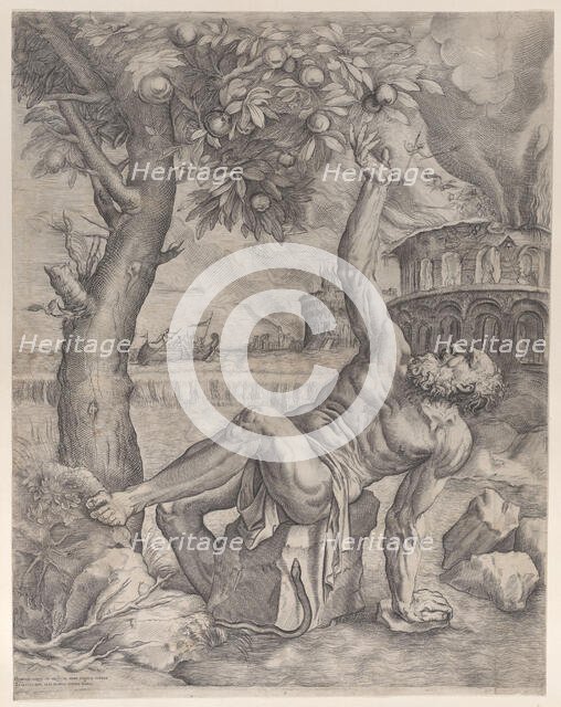 Tantalus, ca. 1557-70. Creator: Giulio Sanuto.