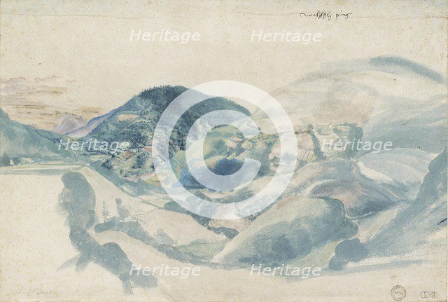 View of the Val de Cembra (Wehlsch pirg), c1500-1528. Artist: Albrecht Durer.