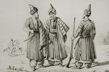 Kurds, Armenia, 1838. Creator: Emile Louis Vernier.