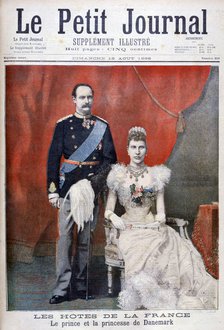 The prince and princess of Denmark, 1896. Artist: Unknown