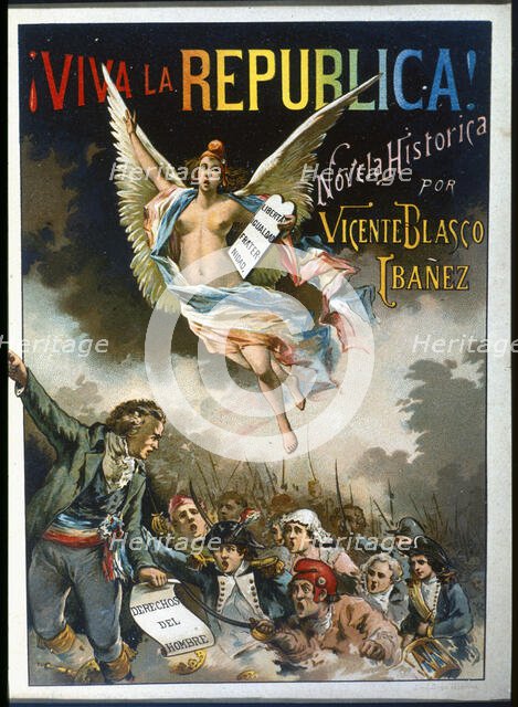 Long live the Republic !, 1893.  Creator: Blasco Ibáñez, Vicent (1867 - 1928).