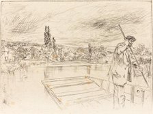 The Punt, 1861. Creator: James Abbott McNeill Whistler.