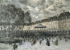 'Place de Vosges, Paris, day of a Concert', late 19th/early 20th century. Artist: Frank Myers Boggs