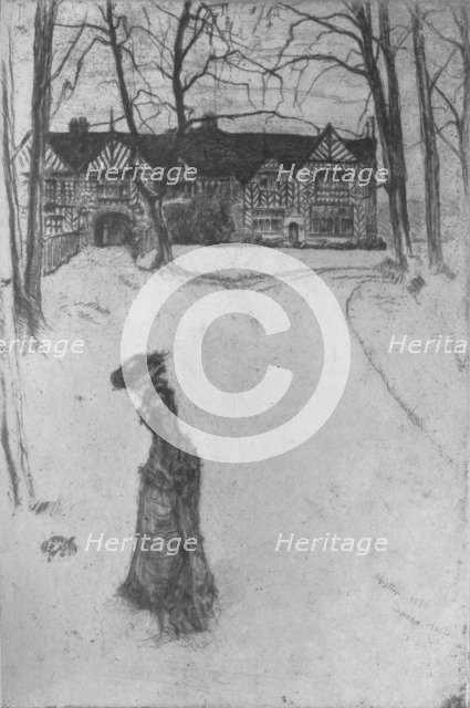 'Speke Hall', 1870, (1904). Artist: James Abbott McNeill Whistler.