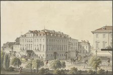The Theater an der Wien, ca 1816. Creator: Alt, Jakob (1789-1872).