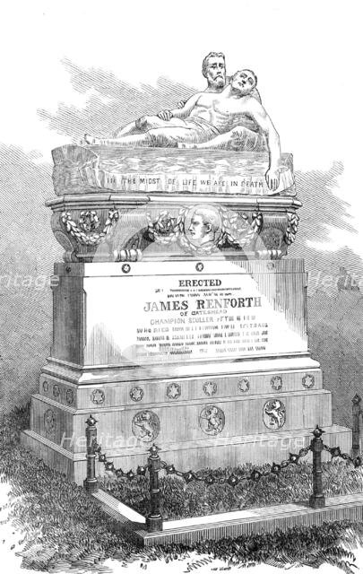 Monument to James Renforth, the late champion sculler, 1872. Creator: Unknown.