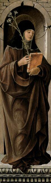 Saint Claire, 1470. Creator: Francesco del Cossa.