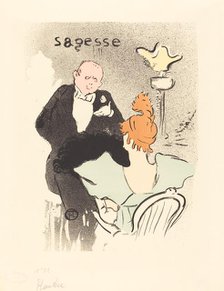 Wisdom (Sagesse), 1893. Creator: Henri de Toulouse-Lautrec.