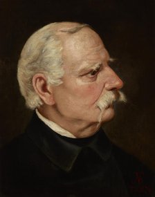 Portrait of Wincenty Pol, 1874. Creator: Juliusz Kossak.