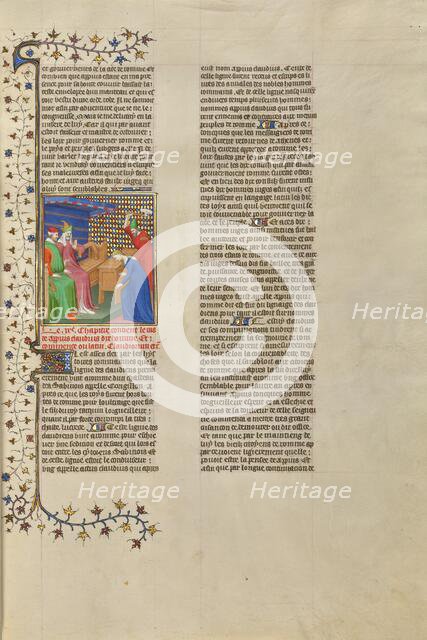 Virginia Killed by Her Father to Save Her from the Attentions of Appius Claudius, about 1413-1415. Creators: Boucicaut Master, Workshop of the Boucicaut Master.