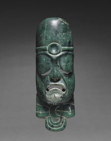 Elongated Mask Ornament, c. 900-300 BC. Creator: Unknown.