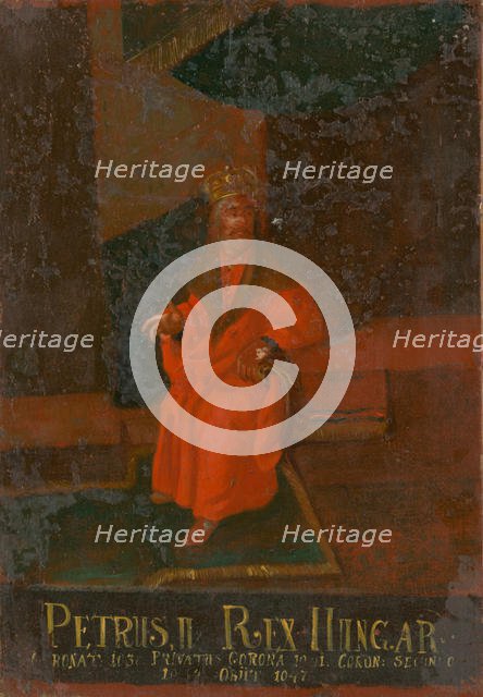Peter Orseolo, King of Hungary, First half of the 18th cent.. Creator: Anonymous.