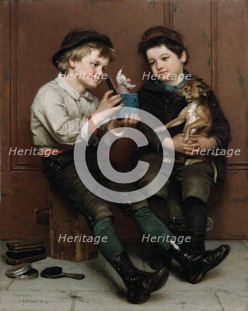 A Surprise Party, 1888. Creator: John George Brown.