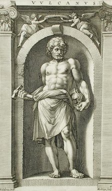 Vulcan, 1592. Creator: Hendrik Goltzius.